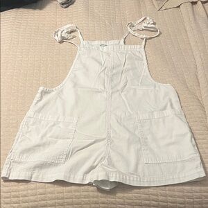 Aerie White Jumpsuit with Pockets